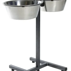 Preiswert TRIXIE Edelstahl Napfbar 2 x 4500 ml / ø 28 cm
